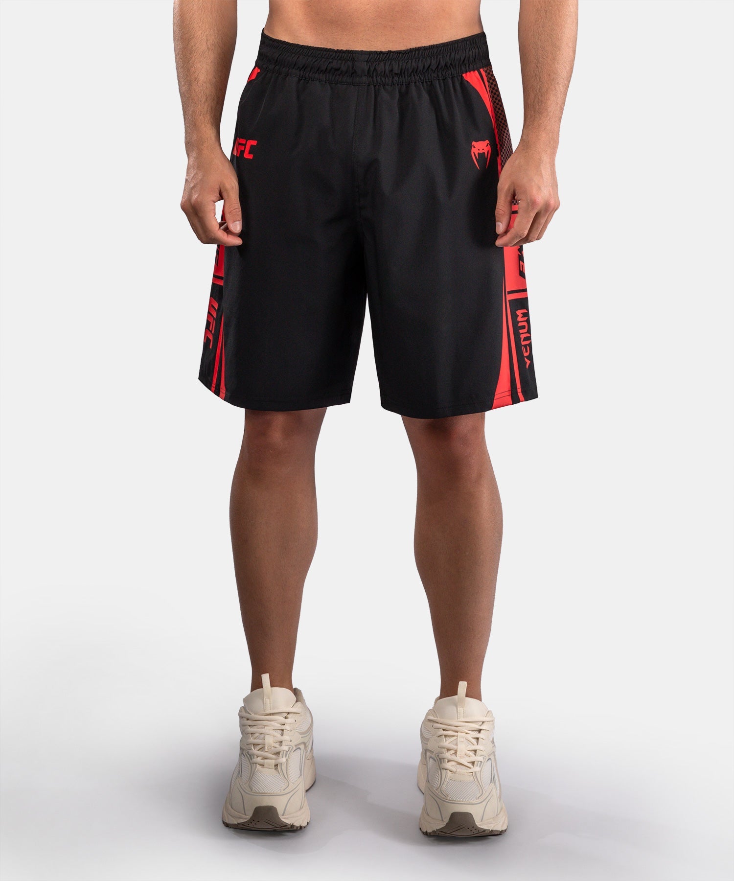 Short d'entraînement UFC Venum Fight Week noir rouge