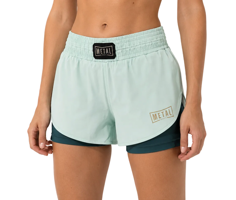 Short MMA femme 2 en 1 Metal Boxe - Deep Waters