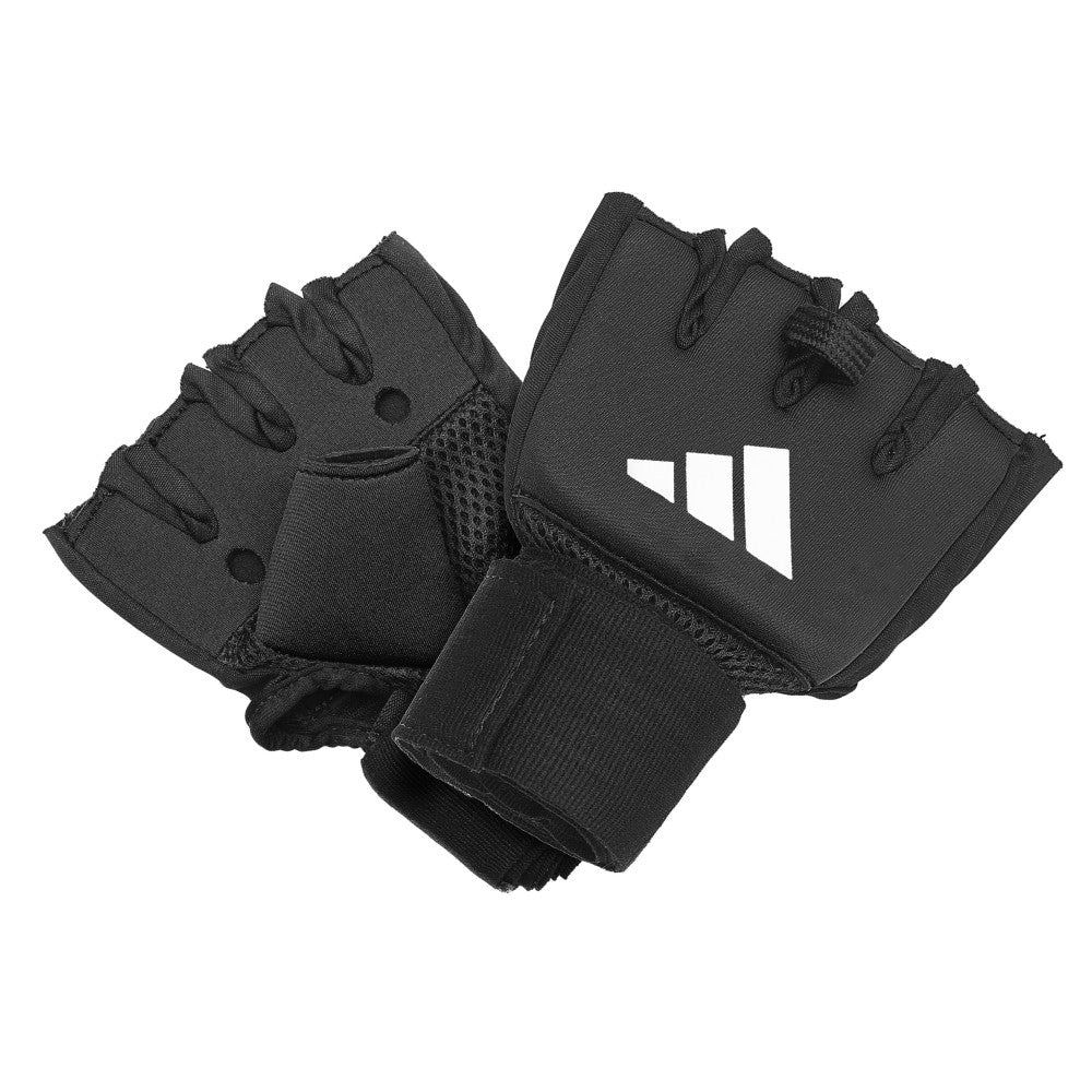 Sous-gants en gel adidas noirs avec bande de maintien intégrée