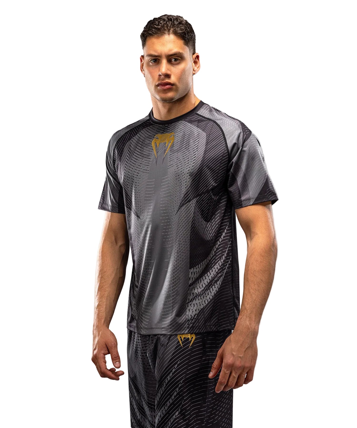 T-shirt Venum Galactic 3.0 Dry Tech Noir/Or pour l'entraînement