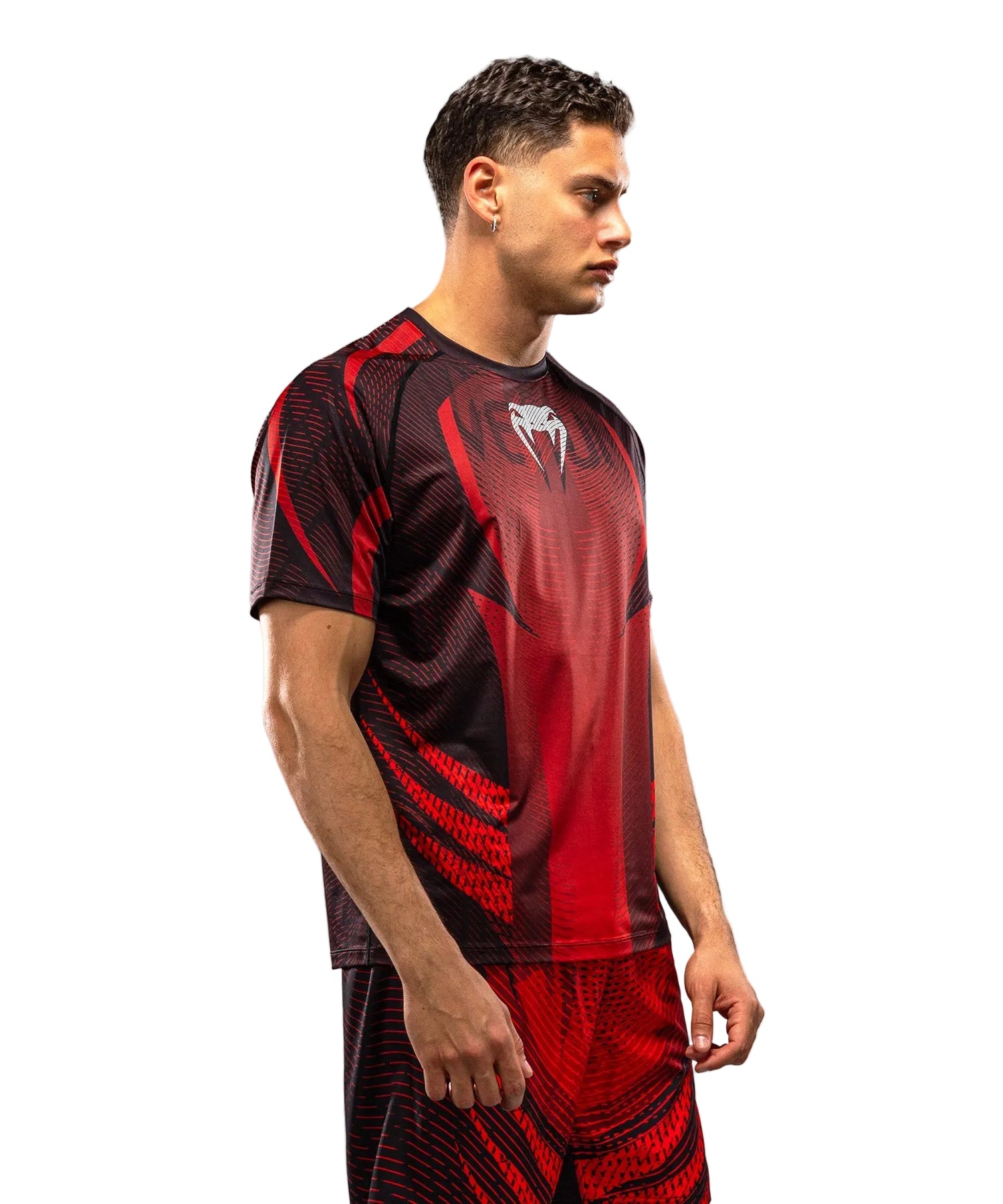 T-shirt Dry Tech Venum Galactic 3.0 Rouge/Argent vue de détail