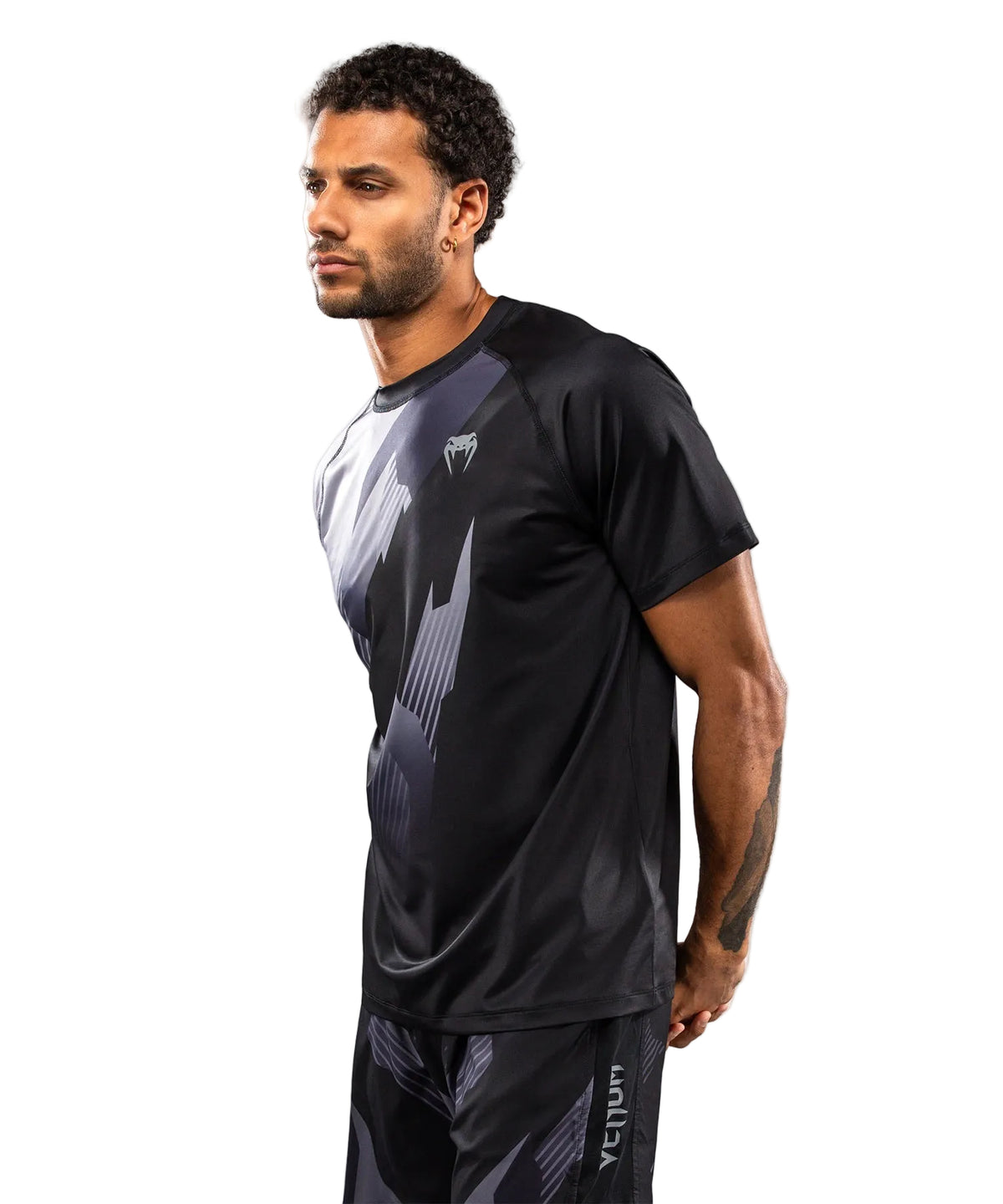T-shirt Venum No-Gi 6.0 Dry Tech Noir/Gris pour l'entraînement