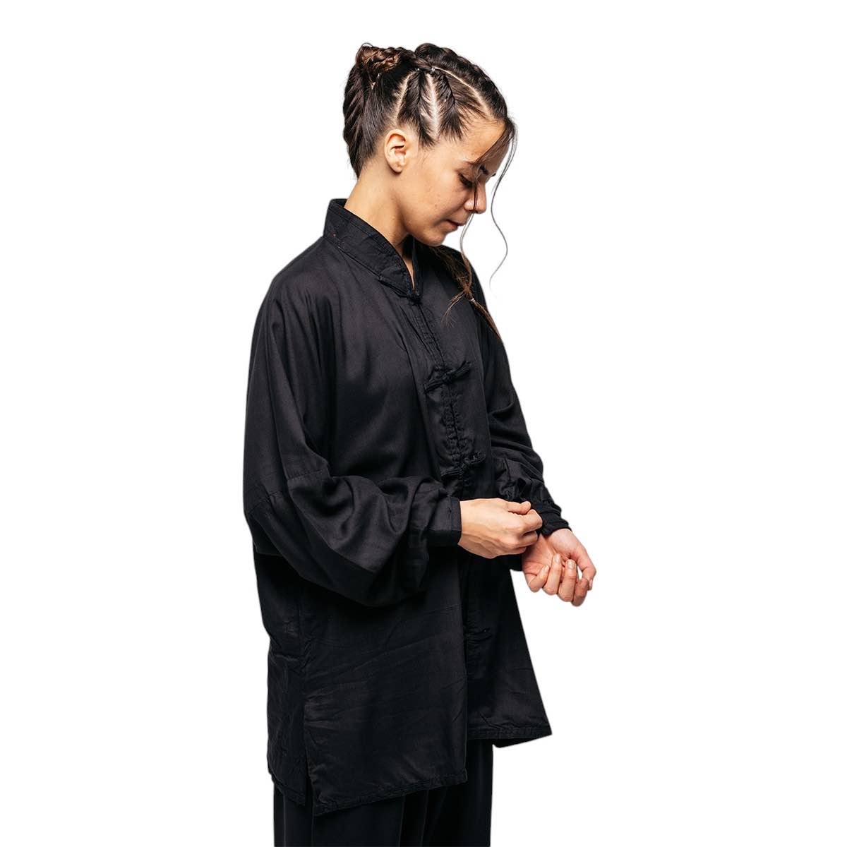 Tenue de Tai Chi Chuan Training FUJIMAE 10810 - Noir
