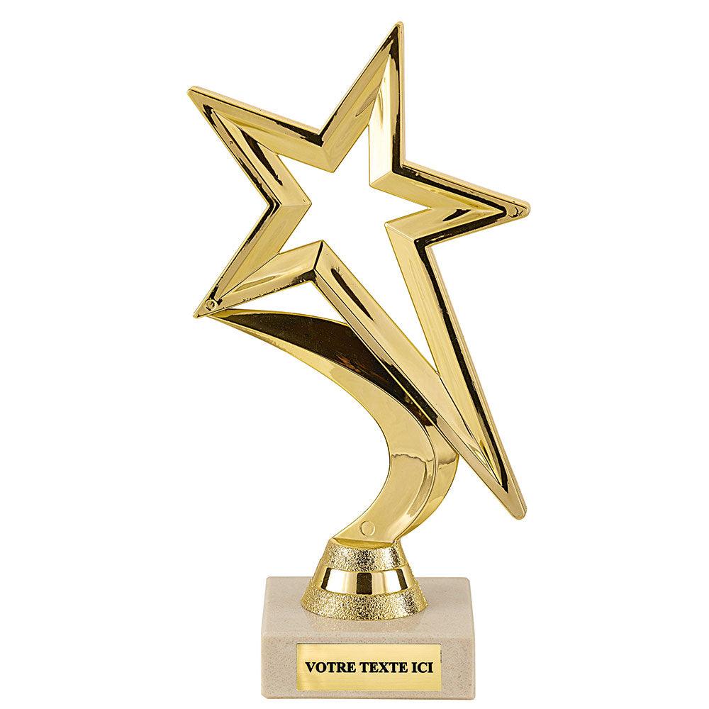 Trophée étoile dorée TP4826 - Or - Boutique des Arts Martiaux