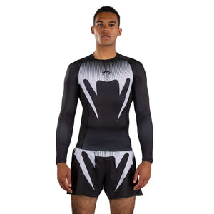 Rashguard ML Venum No Gi - Noir/Blanc