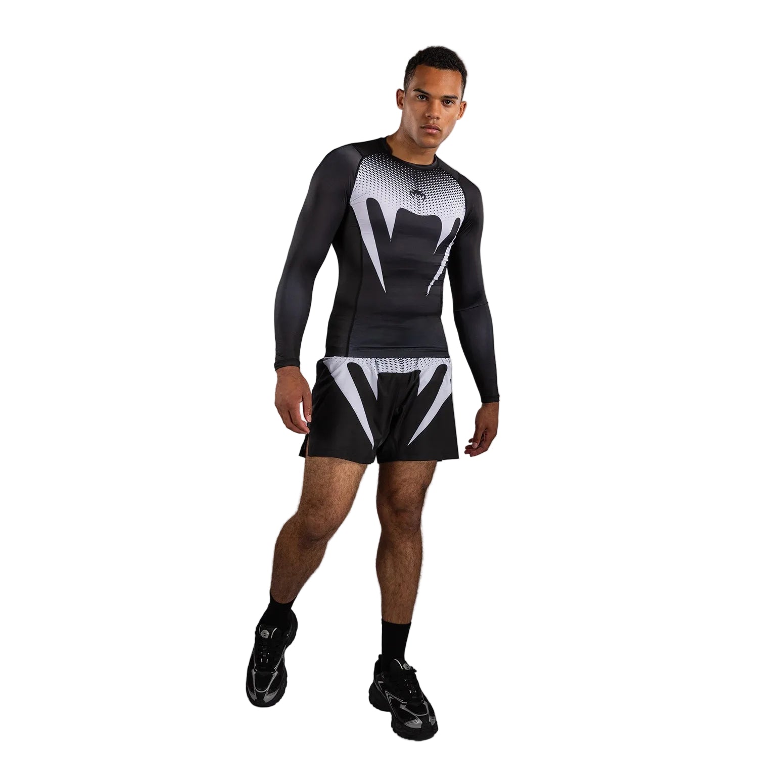 Rashguard ML Venum No Gi - Noir/Blanc
