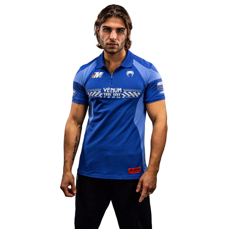 Venum Motorsport Polo en Coton - Bleu Royal