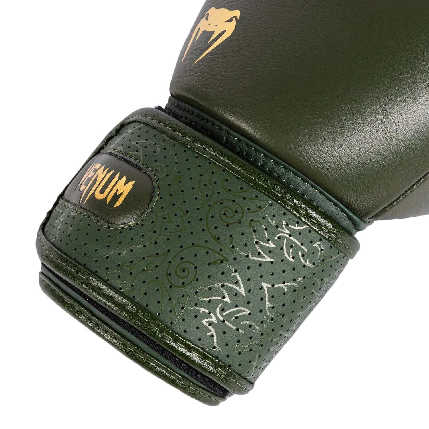 Gants de boxe Venum Power 2.0 vert forêt en cuir Nappa premium faits main en Thaïlande