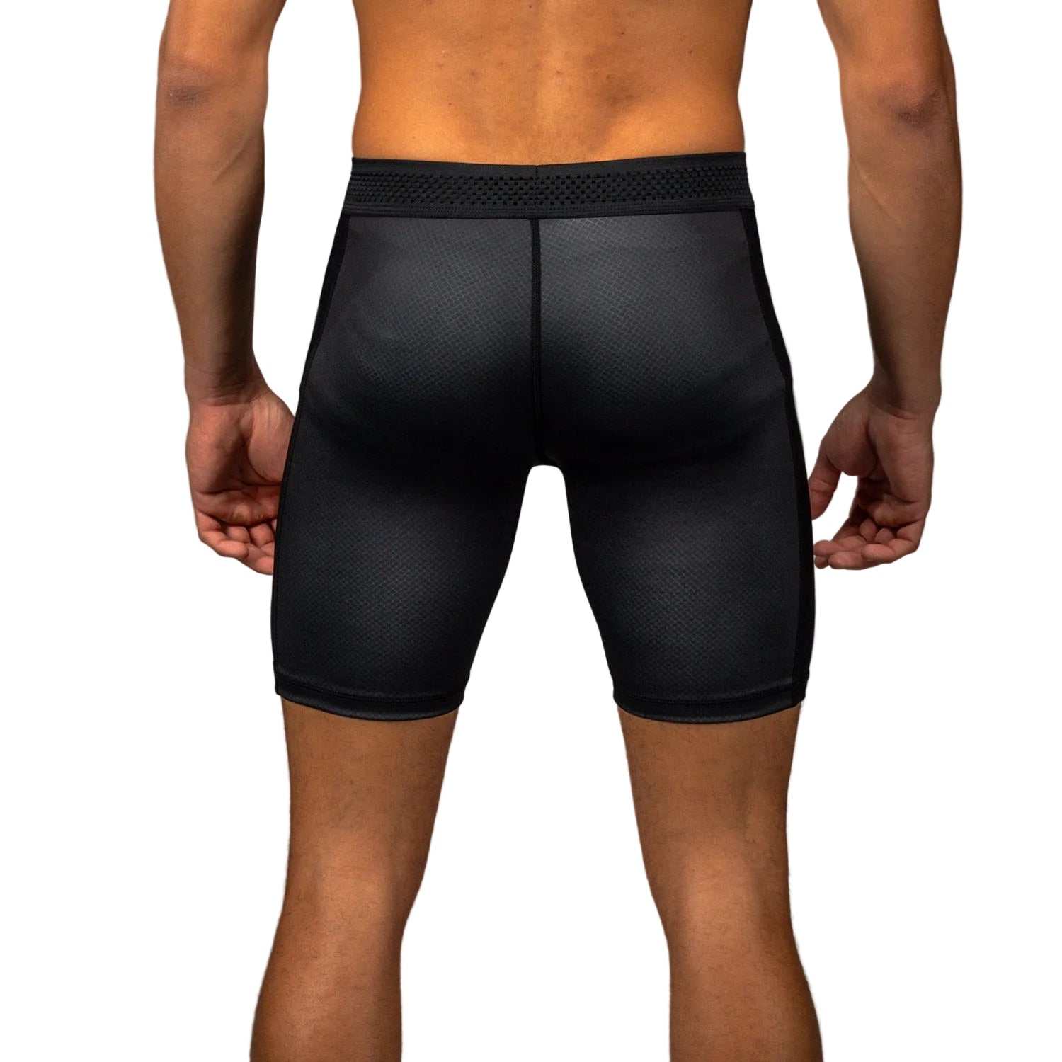 Short de compression Venum No Gi noir et blanc homologué IBJJF pour jiu-jitsu brésilien et MMA