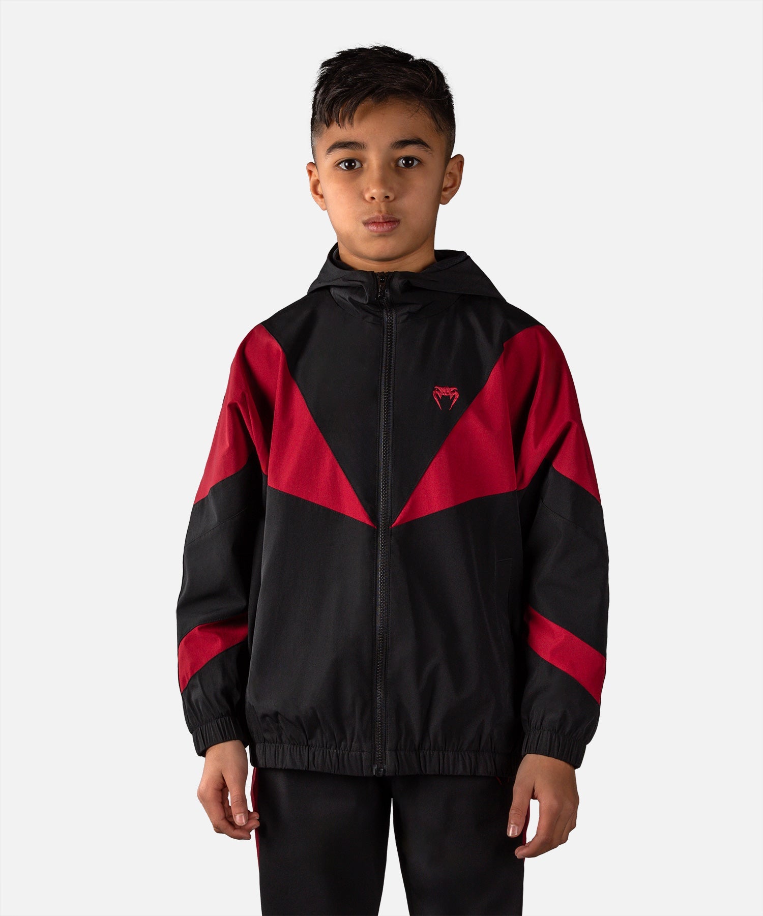 Veste de Survêtement Venum Vectra Kids Noir/Rouge