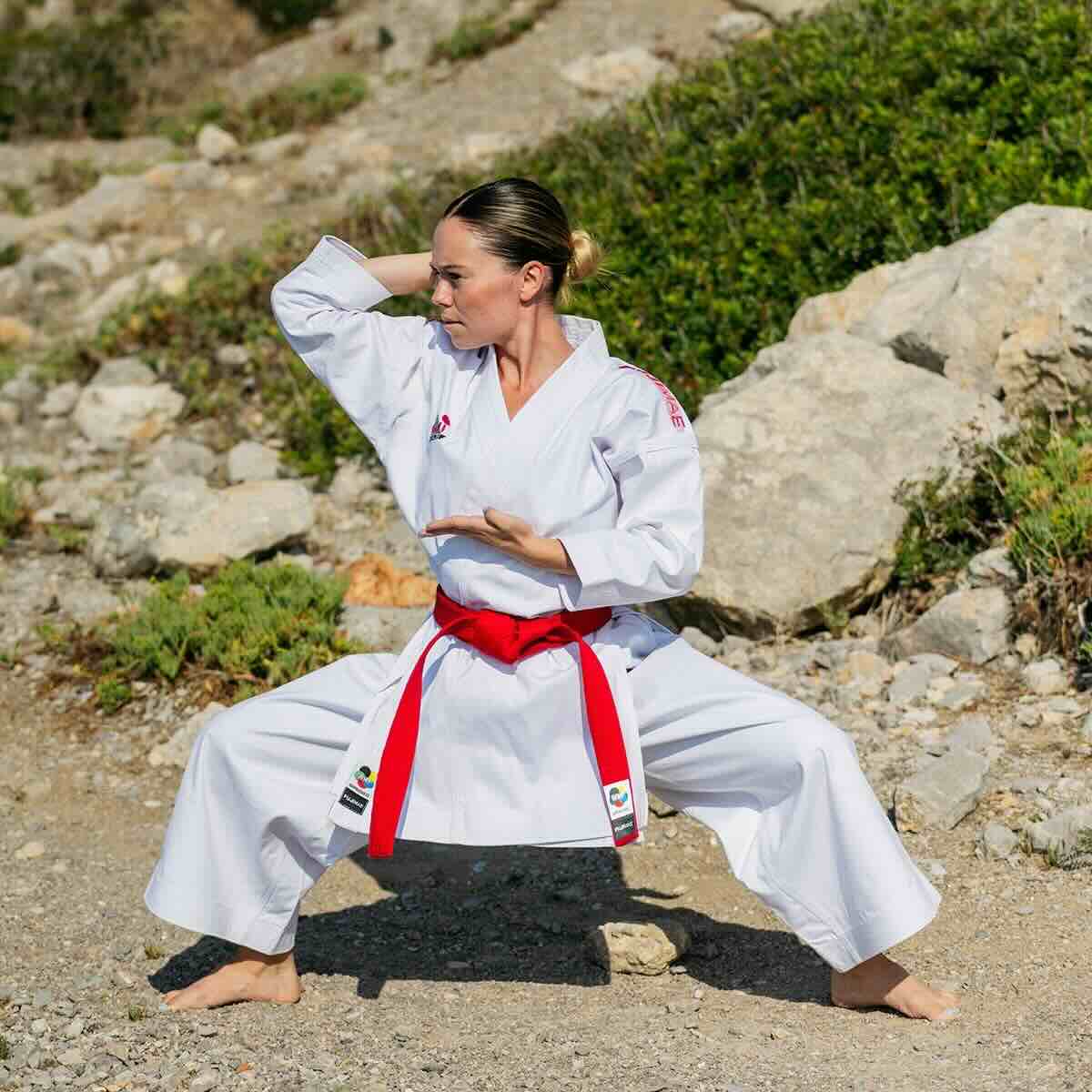 Veste Karaté FUJIMAE Kata Budokan WKF avec broderie