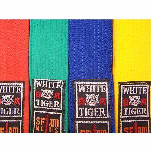 Ceinture Arts Martiaux White Tiger Noris – Coton 100% Résistant