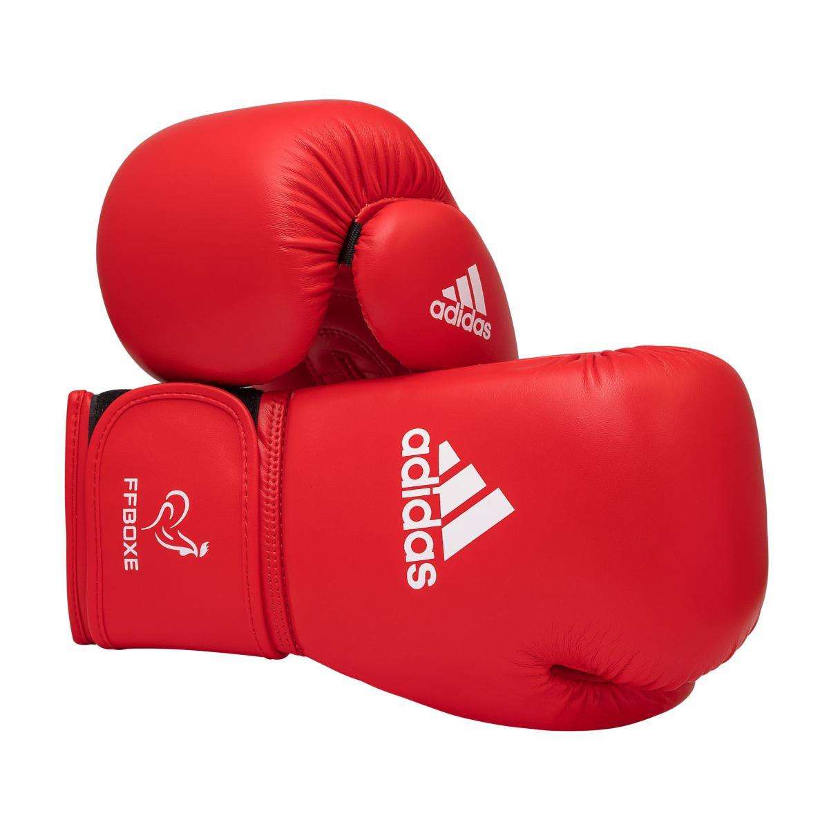 Gants de Boxe Amateur FFB Adidas approuvés IBA AIBAG1TSMU - Boutique des Arts Martiaux et Sports de Combat