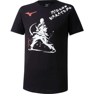 T-shirt de karaté Mizuno Karatedo Tee noir