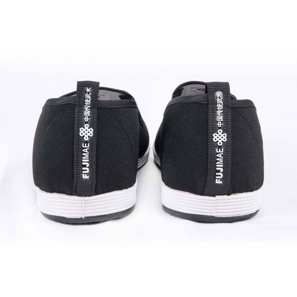 Chaussons Traditionnels Chinois En Toile - Tai-chi, Kung-fu, Unisexe, Semelle Caoutchouc Antidérapante, Noir