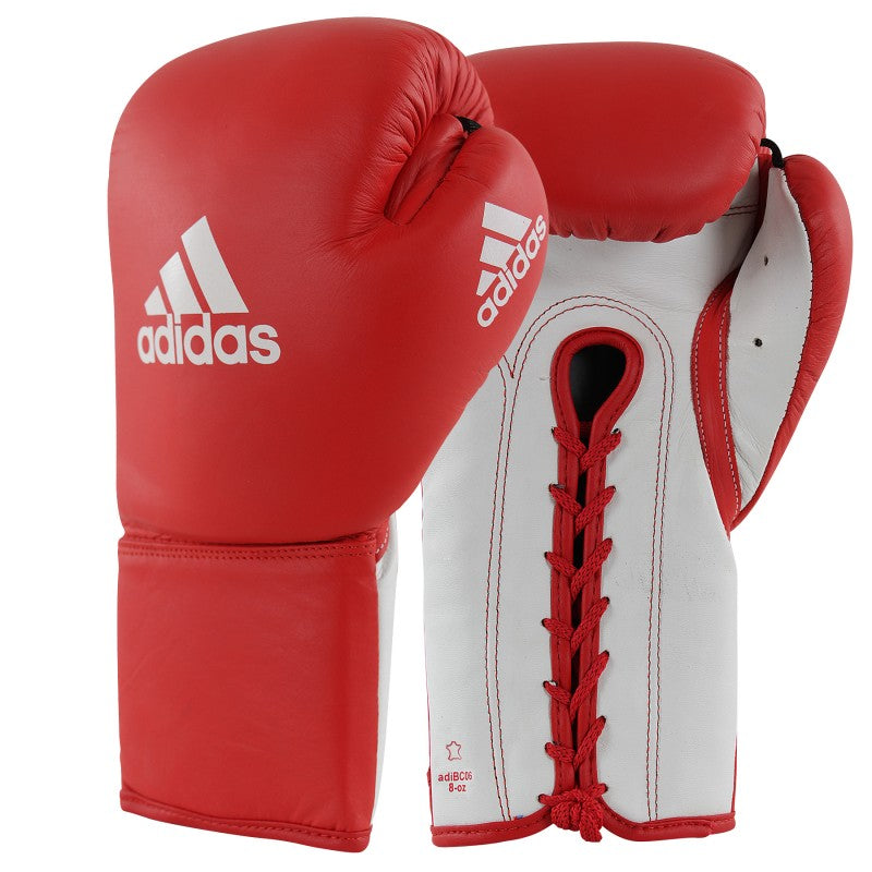 gants-de-boxe-pro-adidas-a-lacets-glory-rouge