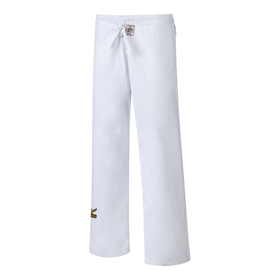 Pantalon de Judo Mizuno Yusho IJF - Blanc - Boutique des Arts Martiaux