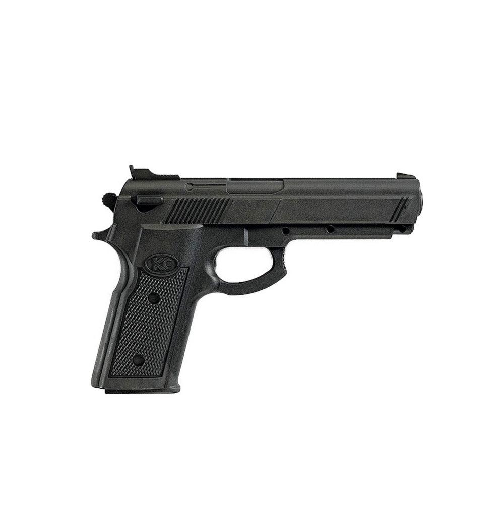 Pistolet d'entraînement en caoutchouc noir - Kwon - Boutique des Arts Martiaux